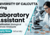 Laboratory Assistant Jobs at University of Calcutta | Biological Sciences Jobs | Apply Now University of Calcutta offers Laboratory Assistant Jobs in Biological Sciences Research