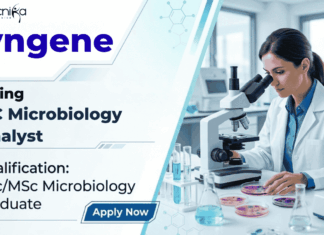 Syngene Hiring Microbiology Analyst | Life Science Jobs | Apply Now Syngene Careers hiring for Microbiology Jobs | Apply now for Analyst Jobs in Bangalore