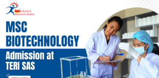 MSc Biotechnology Admissions Open at TERI SAS – Apply Now for a Top Life Sciences Programme Apply for MSc in Biotechnology Admissions at TERI SAS and explore advanced biotechnology training and research opportunities.