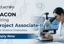 SACON Recruitment 2026 for Project Associate Role | Apply Now SACON Recruitment 2026 Project Associate Research Jobs for Life Science candidates