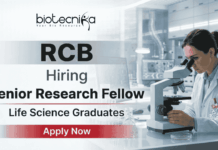 Research Jobs – RCB Recruitment 2026 SRF Vacancy | Life Science Graduates Apply Now Research Jobs RCB Recruitment 2026 SRF Vacancy for Life Science candidates