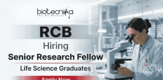 Research Jobs – RCB Recruitment 2026 SRF Vacancy | Life Science Graduates Apply Now Research Jobs RCB Recruitment 2026 SRF Vacancy for Life Science candidates
