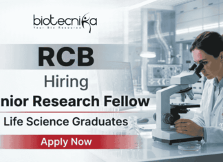Research Jobs – RCB Recruitment 2026 SRF Vacancy | Life Science Graduates Apply Now Research Jobs RCB Recruitment 2026 SRF Vacancy for Life Science candidates