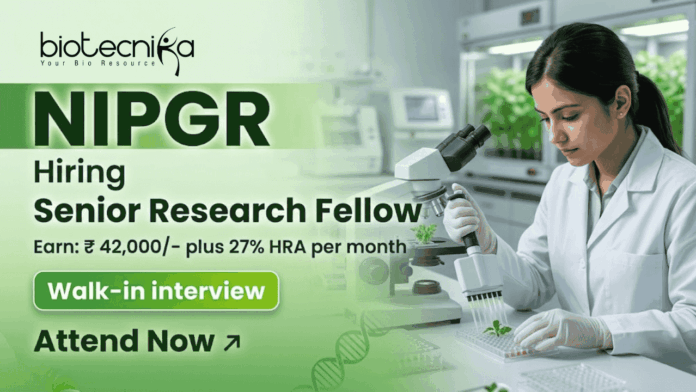SRF Jobs NIPGR Recruitment 2026 Research Jobs Walk-in Delhi SRF Jobs NIPGR Recruitment 2026 Research Jobs Walk-in Delhi