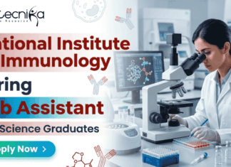 Life Science Jobs at NII Recruitment 2026 – Lab Assistant Job | Apply Now Life Science Jobs at NII Recruitment 2026 for Lab Assistant Job in Delhi