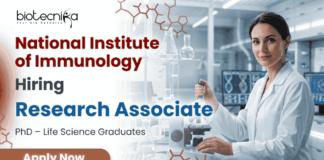 NII Recruitment 2026 | Research Associate Jobs in Life Sciences Research Associate Jobs at NII Recruitment 2026 Life Science Jobs Delhi