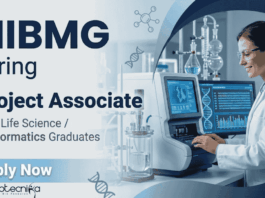 NIBMG Recruitment 2026 Life Science Jobs Project Associate Jobs