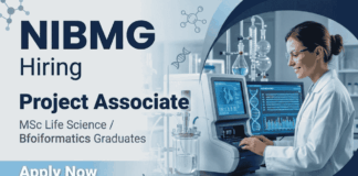 NIBMG Recruitment 2026 | Life Science Project Associate Jobs | Apply Now NIBMG Recruitment 2026 Life Science Jobs Project Associate Jobs