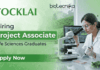 Project Associate Job Tocklai Vacancy Life Science Jobs Tea Research Association Recruitment