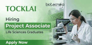 Govt Project Associate Job at Tocklai Tea Research Institute | Life Science Jobs | Apply Now Project Associate Job Tocklai Vacancy Life Science Jobs Tea Research Association Recruitment
