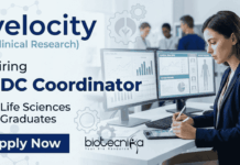 Life Science Jobs at Velocity – EDC Coordinator Role | Apply Now Life science jobs EDC Coordinator velocity careers Clinical research jobs clinical trial data management role