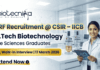 JRF Recruitment 2026 – CSIR IICB Biotechnology Jobs | Attend The Walk-In Interview CSIR IICB JRF recruitment 2026 biotechnology jobs walk-in interview