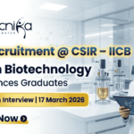 CSIR IICB JRF recruitment 2026 biotechnology jobs walk-in interview