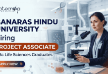 BHU Recruitment 2026 for Project Associate Jobs in Life Science Research | Apply Now BHU recruitment project associate jobs life science research biotechnology