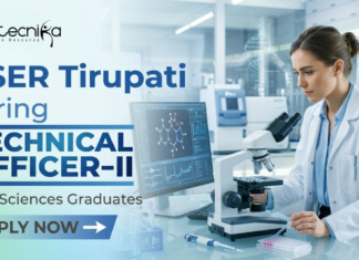 IISER Tirupati Recruitment for Research Jobs 2026 | Agricultural Sciences jobs Apply Now IISER Tirupati recruitment research jobs Technical Officer biotechnology life science