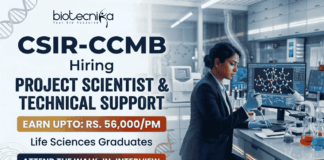 CSIR CCMB Research Jobs 2026 | Life Science Opportunities | Attend The Walk-In-Interview CSIR CCMB 2026 research jobs in Hyderabad | Bioinformatics & Molecular Biology life science jobs | Walk-in interview