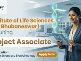 ILS Bhubaneswar Project Associate Jobs 2026 – Life Science Walk-in Opportunity Project Associate Jobs at ILS Bhubaneswar for Life Science Jobs