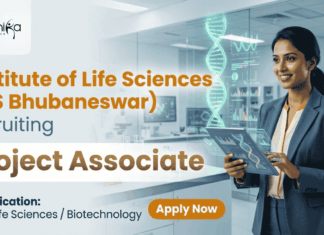 ILS Bhubaneswar Project Associate Jobs 2026 – Life Science Walk-in Opportunity Project Associate Jobs at ILS Bhubaneswar for Life Science Jobs