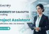 University of Calcutta announces Research Jobs in Life Science Research