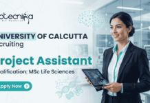 Research Jobs at University of Calcutta – Project Associate Jobs in Life Science Research University of Calcutta announces Research Jobs in Life Science Research