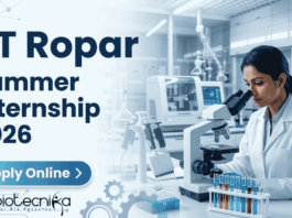IIT Ropar Summer Internship 2026 – Research Internship Opportunity | Apply Online IIT Ropar Summer Internship 2026 – Apply for Research Internship