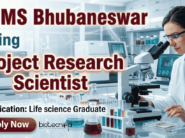 Research Scientist Jobs at AIIMS Bhubaneswar Recruitment 2026 | Life Science Jobs Apply Now Research Scientist Jobs at AIIMS Bhubaneswar Recruitment for Life Science Jobs
