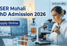 IISER Mohali PhD Admission 2026 for Biological Sciences & Research Programs | Apply Online Now IISER Mohali PhD Admission 2026 now open for Biological Sciences and interdisciplinary research programs