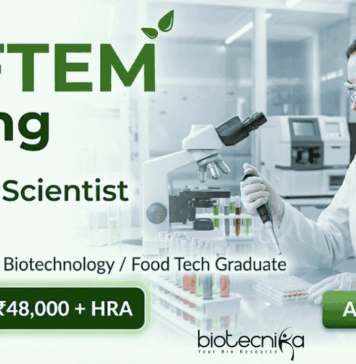 Project Scientist Role Under NIFTEM Recruitment for Life Science Research | Earn Up to Rs. 48,000 + HRA Project Scientist NIFTEM Recruitment Life Science Research apply