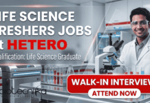 Life Science Freshers Jobs at Hetero | QA QC Jobs | Walk-in Interview Attend Now Hetero careers open for life science freshers jobs | QA QC jobs walk-in drive 2026