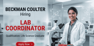 Life science jobs at Beckman Coulter careers | Lab coordinator job Bangalore