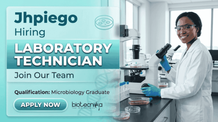 Laboratory technician jobs at Jhpiego careers | Microbiology jobs opportunity