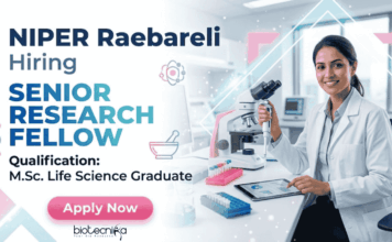 SRF Jobs at NIPER Raebareli Recruitment | Life Science Research Opportunity | Apply Now SRF Jobs open at NIPER Raebareli Recruitment for Life Science Research candidates