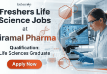 Freshers Life Science Jobs at Piramal | Apprentice Role | Apply Now Freshers Life Science Jobs | Apprentice Jobs at Piramal