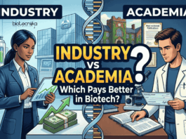 Biotechnology jobs in industry vs. academia: a clear look at biotech research salaries and the highest-paying biotech career options.