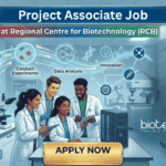 Project Associate Job at RCB (Regional Centre for Biotechnology), Faridabad. Life Sciences Candidates, Apply Now.