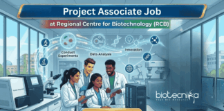 Project Associate Job at RCB (Regional Centre for Biotechnology), Faridabad. Life Sciences Candidates, Apply Now.