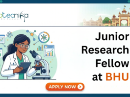 Junior Research Fellow at BHU. Life Sciences Candidates, Apply Now. ANRF-funded Biotechnology Opportunity. Earn Rs. 37,000 + 20% HRA pm.