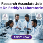 Research Associate Job at Dr. Reddy’s Laboratories. Biotechnology & Biochemistry Candidates, Apply Now. Job in Hyderabad.
