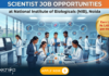 Scientist Job at National Institute of Biologicals. Life Sciences Candidates, Apply Now. Earn Up to Rs 1,42,400 per month.