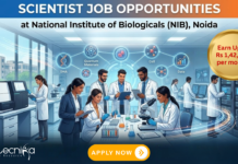 Scientist Job at National Institute of Biologicals. Life Sciences Candidates, Apply Now. Earn Up to Rs 1,42,400 per month.