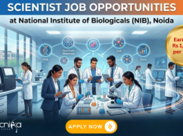 Scientist Job at National Institute of Biologicals. Life Sciences Candidates, Apply Now. Earn Up to Rs 1,42,400 per month.
