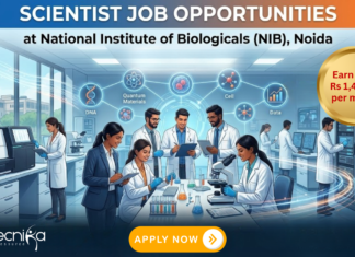 Scientist Job at National Institute of Biologicals. Life Sciences Candidates, Apply Now. Earn Up to Rs 1,42,400 per month.