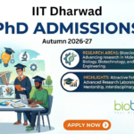 PhD Admissions at IIT Dharwad. Biosciences and Bioengineering Candidates, Apply Now. Life Sciences PhD Roles in Cancer & Infectious Disease.