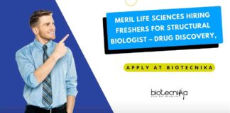 Freshers Computational Biology Jobs | Freshers Bioinformatics Jobs | Freshers Jobs at Meril