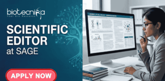 Scientific Editor Job at Sage Publishing. Biochemistry Candidates, Apply Now. Job Opportunity in Gurugram, India.