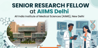 Senior Research Fellow at AIIMS Delhi. Life Sciences Candidates, Apply Now for working on Projects in Department of Pathology.