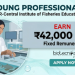 Young Professional Job at ICAR-Central Institute of Fisheries Education, Mumbai. Life Sciences Candidates Apply Now, Earn ₹42,000 per month.