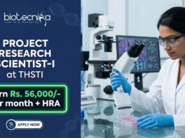 Scientist Job at BRIC-THSTI. Post-graduate Life Sciences Candidates, Apply Now and Earn Rs. 56,000/- per month.