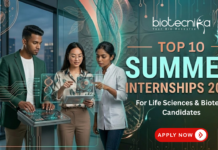 Top Summer Internships 2026 in Biotech & Life Sciences. Explore active Research Internship programs. Grab Your Spot Before Deadlines!