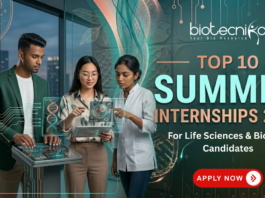 Top Summer Internships 2026 in Biotech & Life Sciences. Explore active Research Internship programs. Grab Your Spot Before Deadlines!